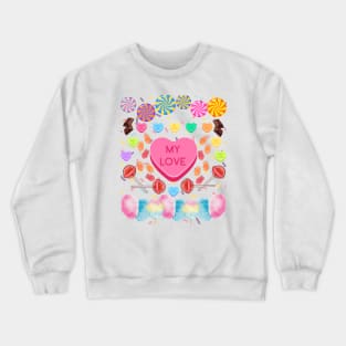 Sweet Sugar Candy Crewneck Sweatshirt